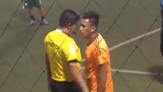 Cueva protagonizó un altercado en un partido de exhibición | VIDEO 