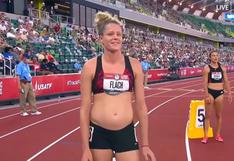 Lindsay Flach, la atleta embarazada de casi 5 meses que compitió en EE.UU. por un cupo a Tokio 2020