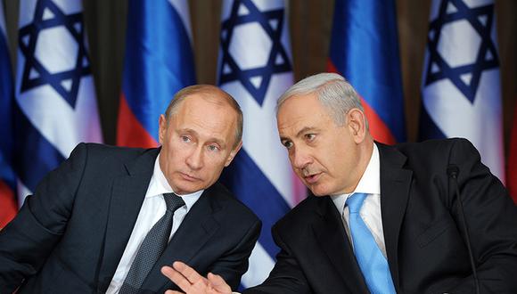 Vladimir Pitin pide a Benjamin Netanyahu "abstenerse de cualquier acción desestabilizadora" en Siria. (AFP).