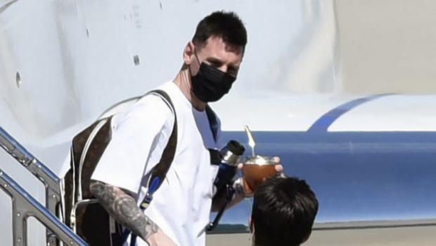 Lionel Messi returned to Paris after overcoming the coronavirus in Argentina.  (Photo: AFP)