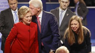 Así vivieron el debate las familias de Clinton y Trump [FOTOS]