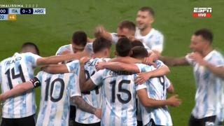 Apareció la ‘Joya’: Dybala anotó el 3-0 de Argentina vs. Italia en la Finalissima | VIDEO