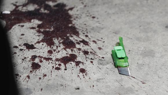 Esta imagen muestra una tentativa de feminicidio en San Juan de Lurigancho, del 4 de noviembre, cuando un hombre intentó asesinar a su vecina. Usó esta arma. (Foto: Rolando Ángeles)