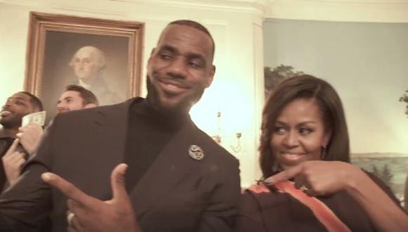 Facebook: Michelle Obama hizo un épico #MannequinChallenge