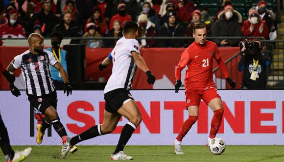 Canadá venció 1-0 a Costa Rica por la séptima jornada de las Eliminatorias Qatar 2022 en el Commonwealth Stadium. (Foto: Twitter Canadá)