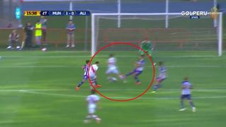 Alianza Lima vs. Municipal: Pier Larrauri anotó el 1-0 tras desviar remate de Manzaneda | VIDEO
