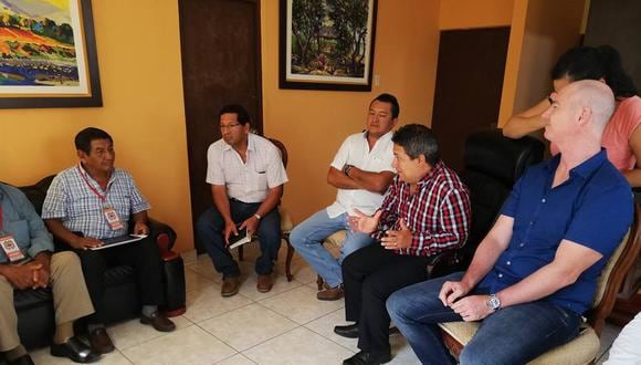 El alcalde de Moche se reunió con los empresarios extranjeros y agricultores de la zona. (Foto: Municipalidad Distrital de Moche)
