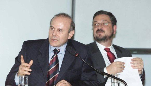 De izquierda a derecha: Los ex ministros de Hacienda Guido Mantega y Antonio Palocci, este último llegó a un acuerdo de cooperación con la Policía Federal. (Archivo O Globo / GDA)
