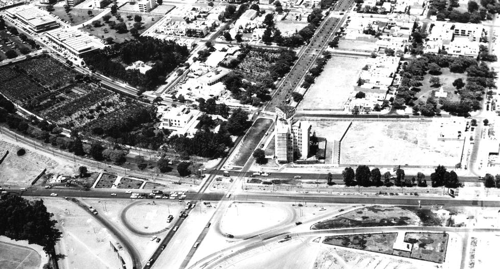 El fotógrafo Enrique Wong capturó una serie de imágenes de Lima vista desde el aire. La comisión periodística coincidió con el aniversario de Lima en 1966. Foto: Archivo Histórico El Comercio