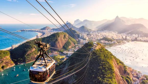 El teleférico que conecta el Pan de Azúcar con el Morro de Urca, uno de los emblemas de Río de Janeiro. (Shutterstock).