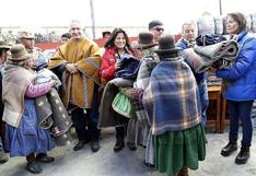 Gobierno entregó kits de abrigo a pobladores de zonas altas de Puno 