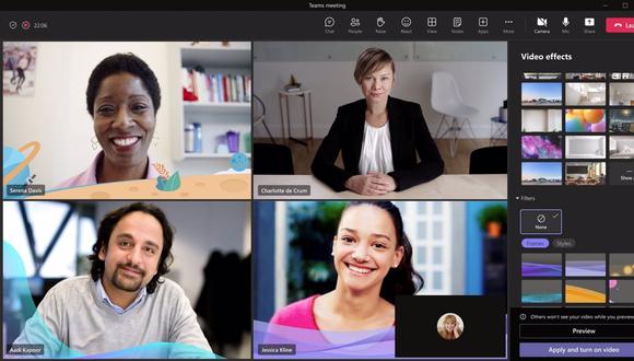 Microsoft Teams añadirá avatares y audio espacial a las videoconferencias. (Foto: Microsoft)
