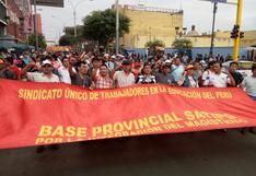 Huelga de maestros: docentes marcharon por varios distritos de Lima [FOTOS]