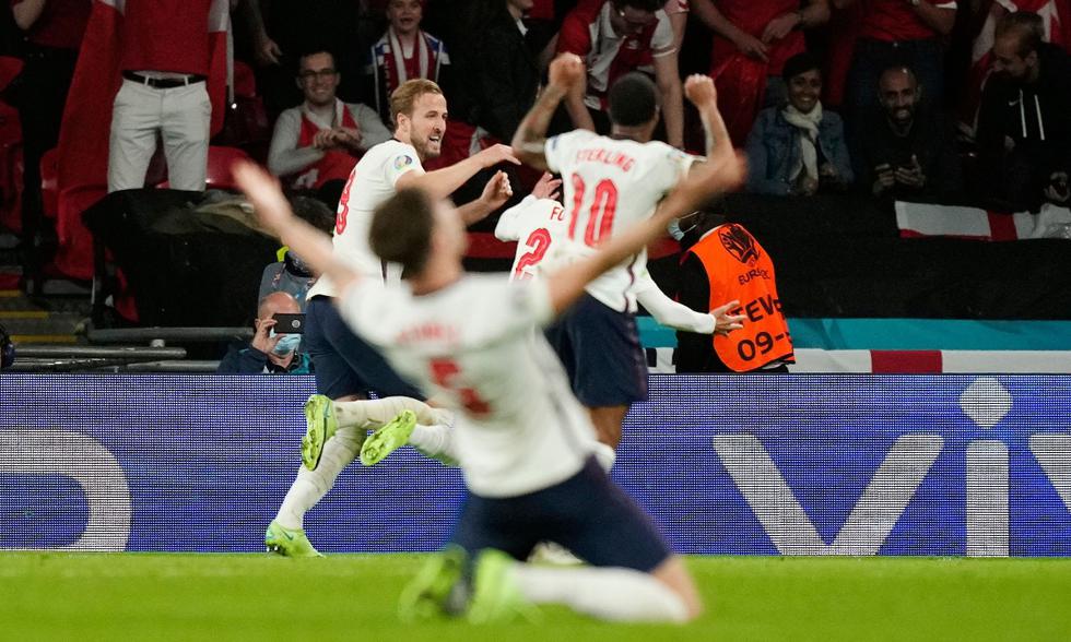 Inglaterra vs. Dinamarca: las mejores postales del partido | Foto: REUTERS