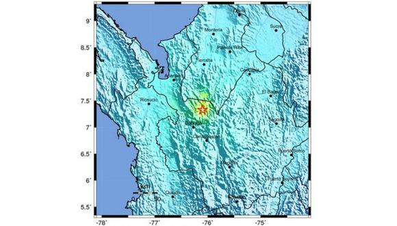 Un sismo de 5,9 grados sacudió el norte de Colombia