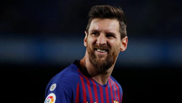 Lionel Messi, máxima figura del Barcelona de España.