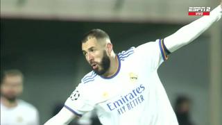 Karim Benzema anotó gol del 3-0 en el Real Madrid vs. Sheriff por Champions League | VIDEO