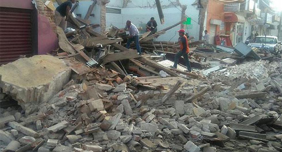 Terremoto en México: no se han reportado peruanos entre víctimas. El sismo de 8,2 grados dejó más de 35 muertos. (Foto: EFE)
