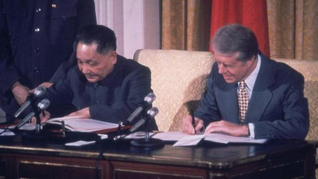 El presidente de EE.UU., Jimmy Carter, rompió relaciones con Taiwán a favor de establecer vínculos comerciales con China. (GETTY IMAGES).