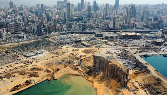 Una explosión ocurrida el martes en el puerto de Beirut afectó a gran parte de la capital de Líbano. (AFP).