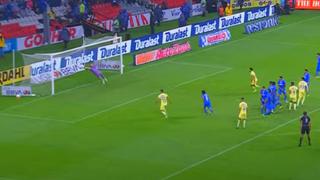 Diego Valdés anotó de tiro libre el 3-0 de América sobre Cruz Azul por la Liga MX | VIDEO