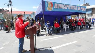 Primer ministro pide a las autoridades de Puno dejar de lado diferencias para enfrentar pandemia