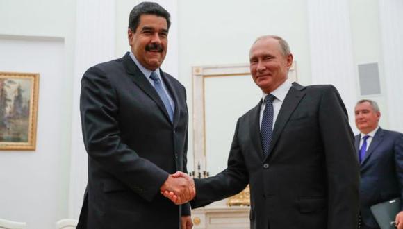 El apoyo de Vladimir Putin ha sido fundamental para el gobierno de Nicolás Maduro. (Foto: Getty Images vía BBC Mundo)