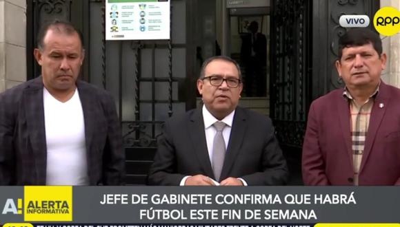 Gobierno dará garantías para que partidos de la Liga 1 se inicien este fin de semana. (Foto: RPPTV)