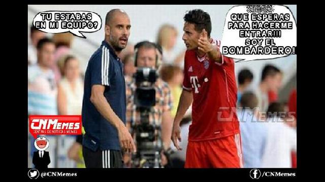 Divertido meme de Pizarro por derrota del Bayern ante Real - 1