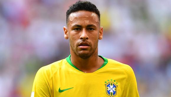 México vs. Brasil: Neymar celebró pidiendo silencio a los aficionados azteca. (Foto: AFP)