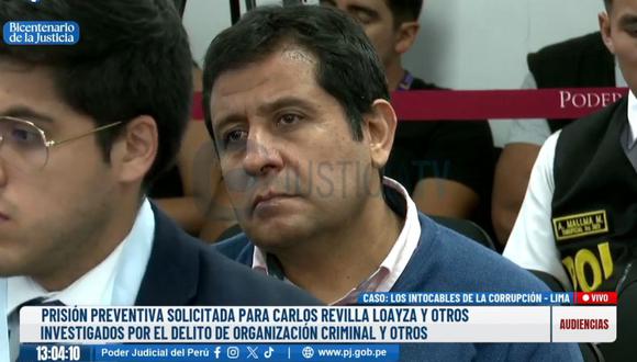 Carlos Revilla, exdirector de Provías Descentralizado, tiene pedido de prisión preventiva en su contra. (Justicia TV)