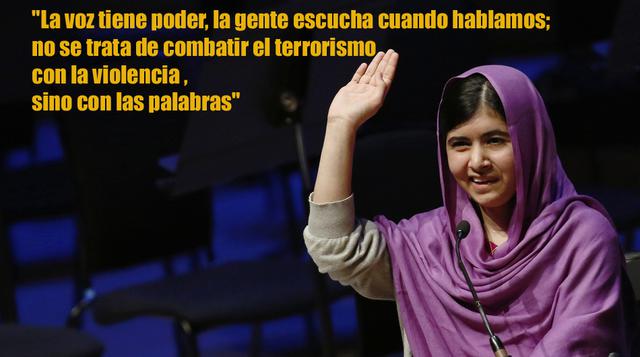 Las diez frases más inspiradoras de Malala, la Nobel de la Paz - 1