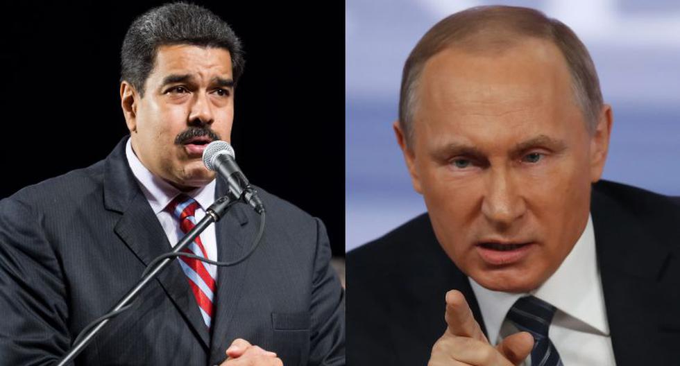 Nicolás Maduro y Vladimir Putin. (Foto: EFE)