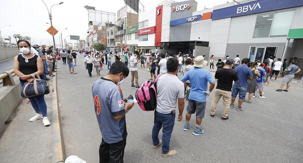 Existen ocho entidades donde podrá recibir el dinero ingresando su número de cuenta, y otras ocho en donde deberá ingresar su código de cuenta interbancario (CCI). (Foto: GEC)