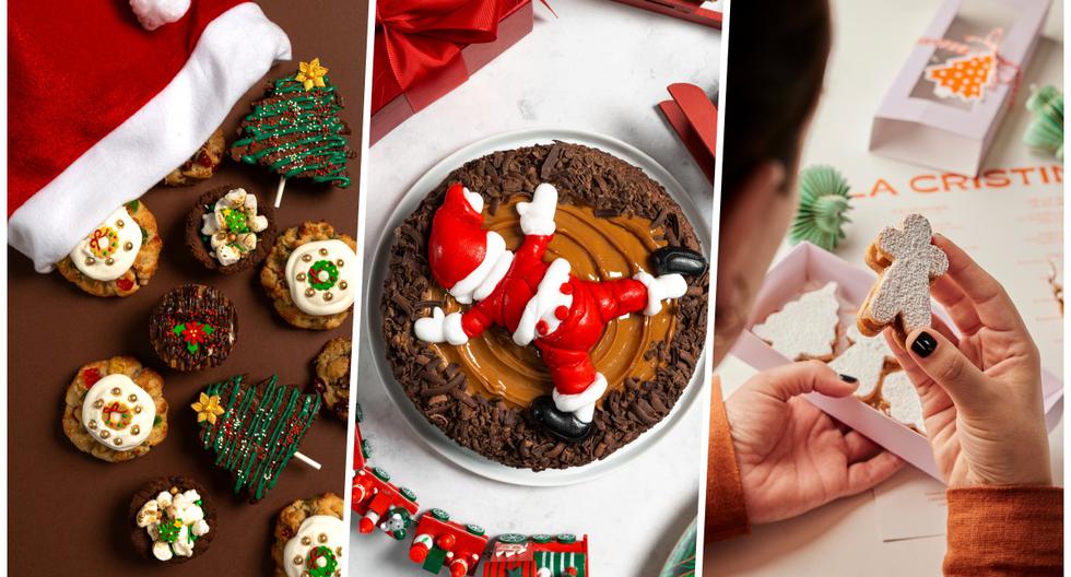 La Navidad inspira dulces creaciones. Aquí una selección de ellas. (Fotos: Difusión)
