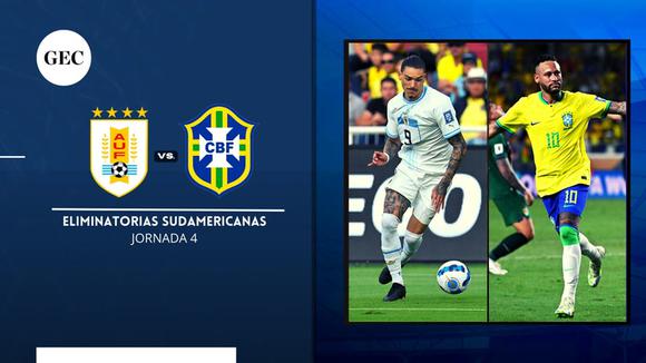 En directo, Uruguay vs. Brasil online: horarios, canales TV y streaming