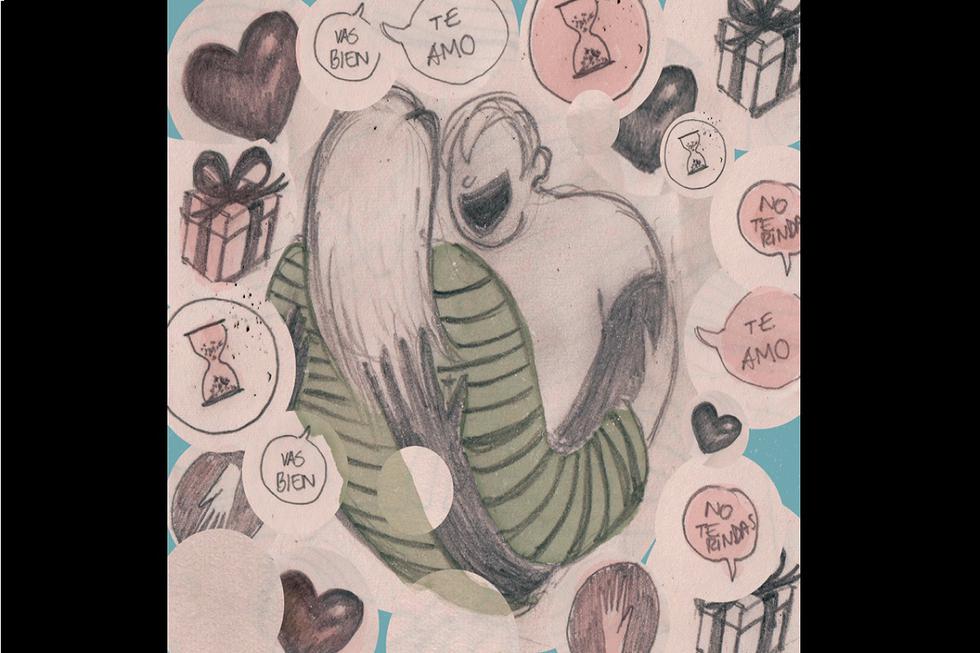 ‘Mi amor, el guachimán’, la columna de Luciana Olivares. (Ilustración: Nadia Santos)