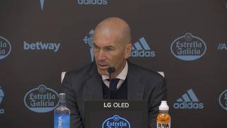 Zidane: “Para la gente que le gusta el fútbol ver a Benzema es un lujo”