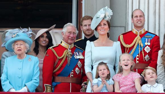 La familia real británica en una imagen del 9 de junio del 2018. (AFP / Daniel LEAL-OLIVAS).