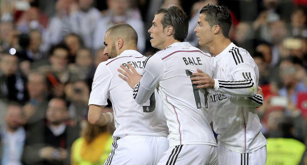 Benzemá, Bale y Ronaldo, artilleros del Real Madrid. (Foto: EFE)