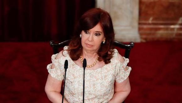 La vicepresidenta de Argentina Cristina Kirchner. (NATACHA PISARENKO / POOL / AFP).