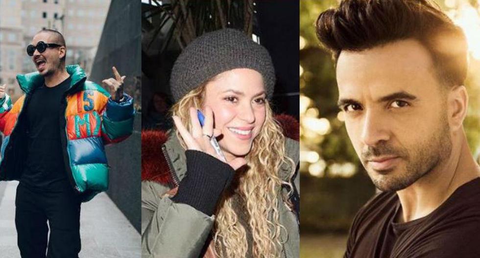 J Balvin y Shakira arrebatan a Fonsi el favoritismo en los Billboard Latinos (Foto: Instagram)
