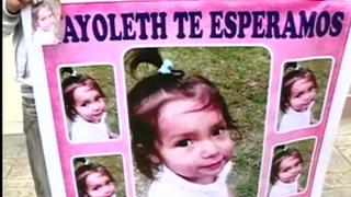 La pequeña Vayoleth apareció en Chimbote y se reencontró con su madre