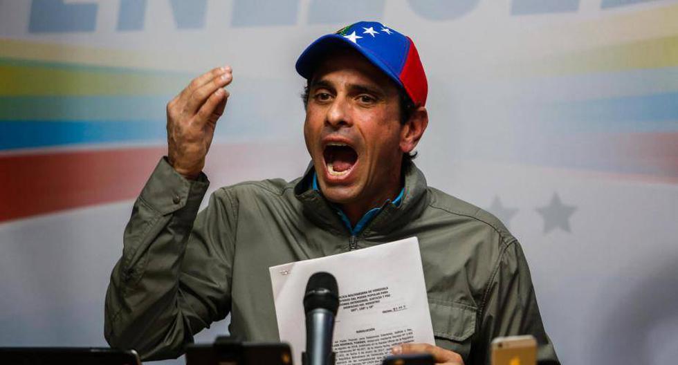 Henrique Capriles, líder opositor venezolano, se refirió también a las manifestaciones y el supuesto uso de armas por parte de la policía. (Foto: EFE)