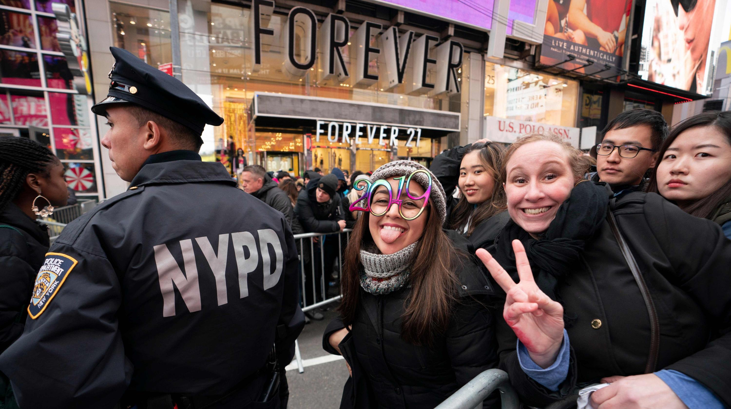Año Nuevo 2019: Nueva York lista para recibir el Año Nuevo con gran fiesta en Times Square. (AFP).