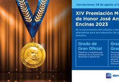 XIV Edición de la Medalla de Honor José Antonio Encinas 2023
