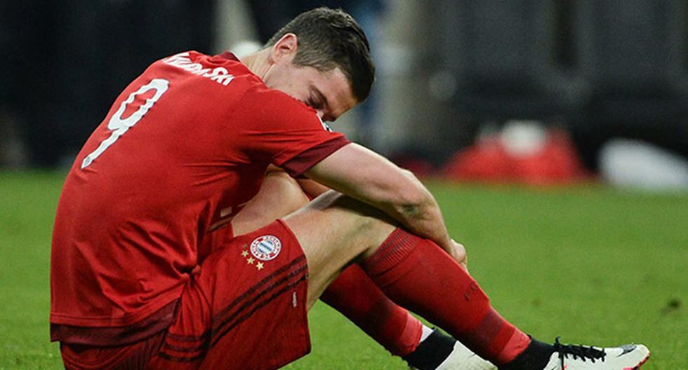 Robert Lewandowski no podría jugar la final de la Champions League con el Bayern Munich. Atlético Madrid lo hará. (Foto: EFE)