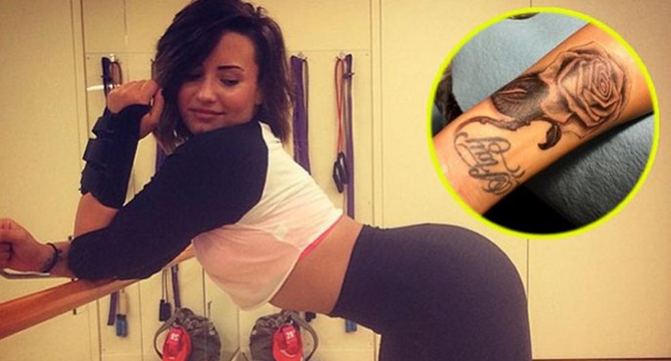 Demi Lovato cambió su tatuaje. (Foto: Instagram)