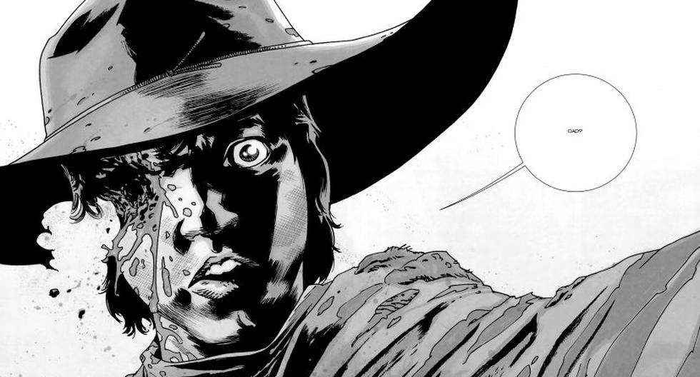 Carl pierde un ojo en el cómic de 'The Walking Dead' (Foto: Image Comcs)