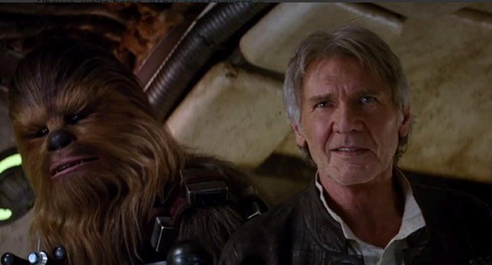 Han Solo y Chewbacca aparecen en teaser de Star Wars. (Foto: YouTube)